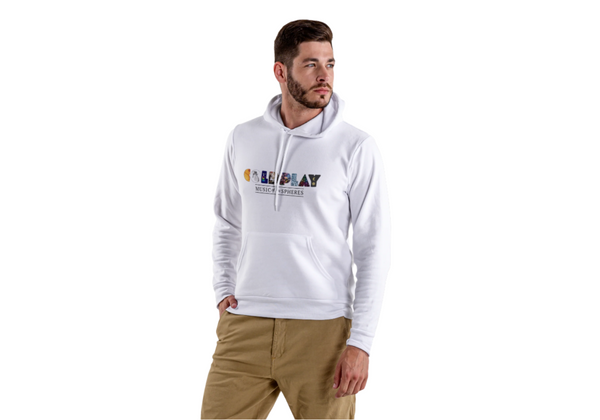 Coldplay Music of the Spheres Unisex Hoodie - White