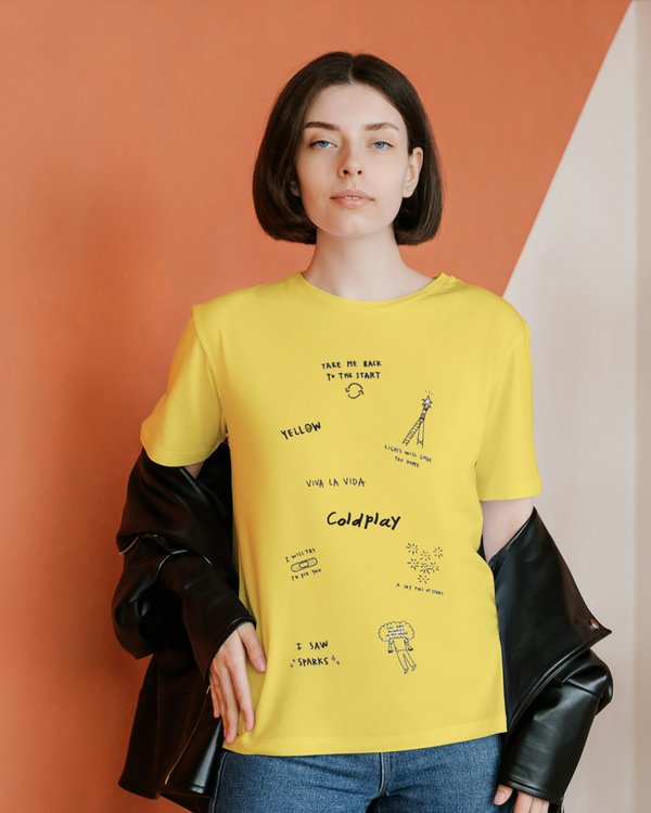 The Yellow Coldplay T-Shirt